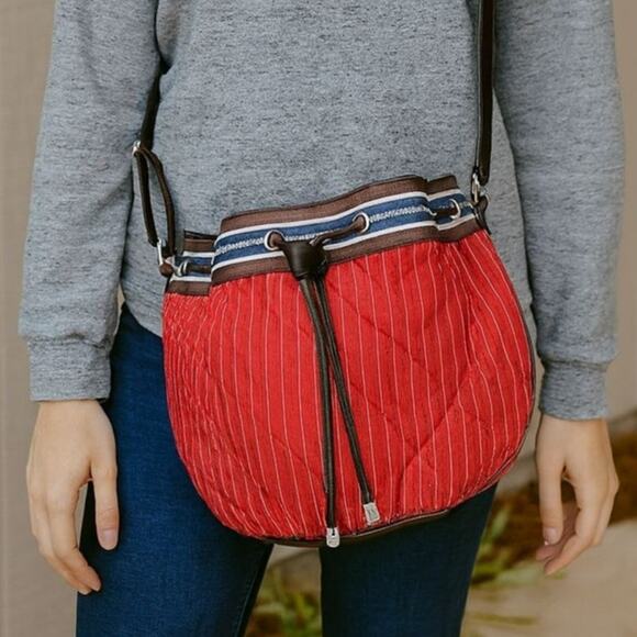 NWT Vera Bradley Nautical Drawstring Crossbody Bag - Picture 1 of 6